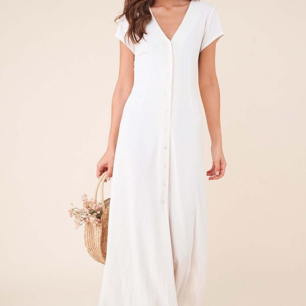 Sugarlips White Maxi Dress
